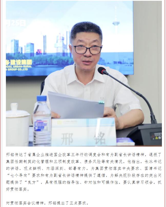 集團召開國企改革三年行動工作推進(jìn)會(圖6)