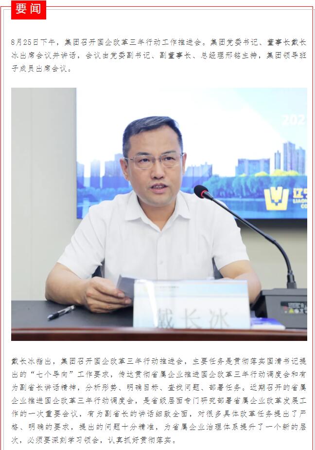 集團召開國企改革三年行動工作推進(jìn)會(圖1)